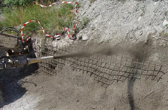 Béton Sur Talus et Mur